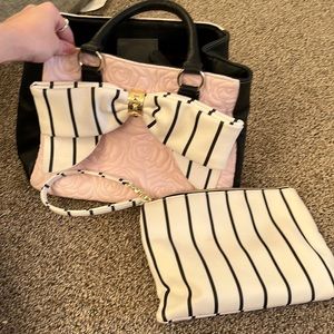 Betsy Johnson purse with wristlet